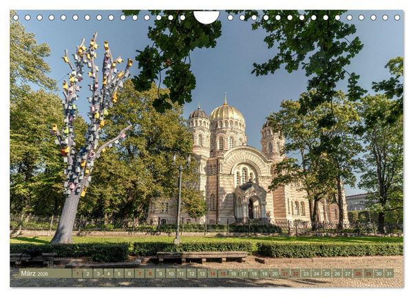 Produktbild: Via Baltica - eine Reise durch Estland, Lettland und Litauen (Wandkalender 2026 DIN A4 quer), CALVENDO Monatskalender