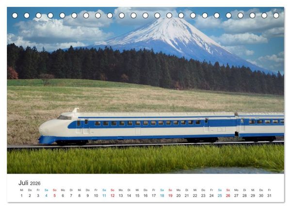 Produktbild: Miniaturbahnen international (Tischkalender 2026 DIN A5 quer), CALVENDO Monatskalender