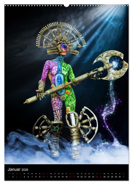 Produktbild: World Bodypainting Festival: Generation NEXT (hochwertiger Premium Wandkalender 2026 DIN A2 hoch), Kunstdruck in Hochglanz