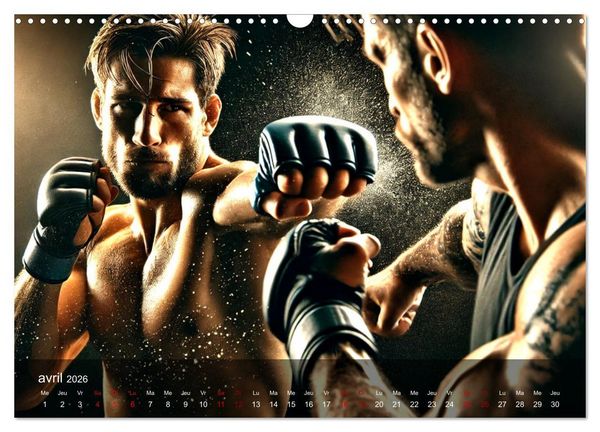 Produktbild: MMA - Mixed Martial Arts France (Calendrier mural 2026 DIN A3 vertical), CALVENDO calendrier mensuel