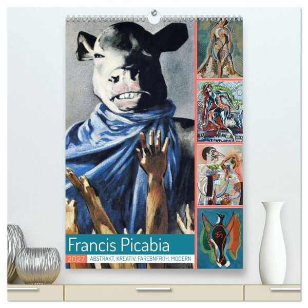 Produktbild: Francis Picabia (hochwertiger Premium Wandkalender 2027 DIN A2 hoch), Kunstdruck in Hochglanz