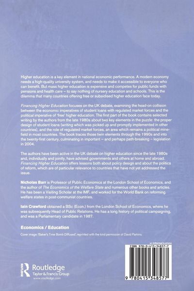 Produktbild: Financing Higher Education