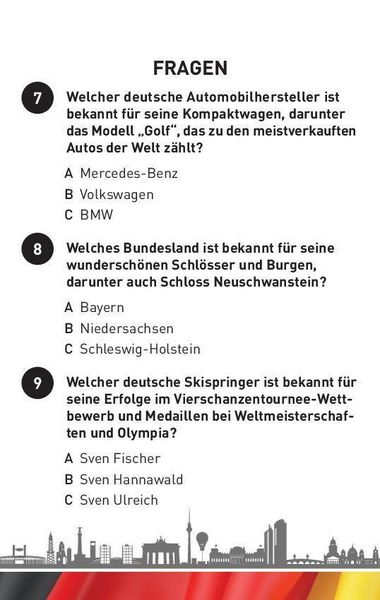 Produktbild: Deutschland-Quiz I ab 10 Jahren