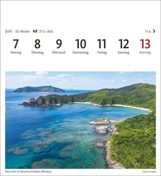 Produktbild: Japan Sehnsuchtskalender 2027 - Wochenkalender mit 53 Postkarten