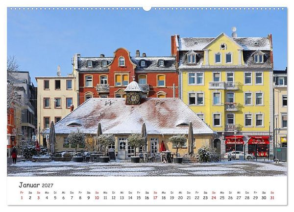 Produktbild: Offenbach B&uuml;rgel und Rumpenhain (hochwertiger Premium Wandkalender 2027 DIN A2 quer), Kunstdruck in Hochglanz