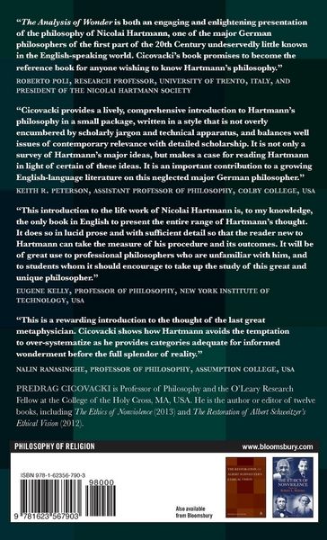 Produktbild: The Analysis of Wonder