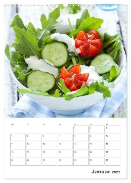 Produktbild: Herzhaft - S&uuml;&szlig; / Mein K&uuml;chenplaner (Wandkalender 2027 DIN A2 hoch), CALVENDO Monatskalender