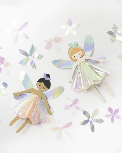 Produktbild: FOLIA Bastelartikel Shiny Magic Mix, Irisierender Mix, 12 Blatt, 25x35cm