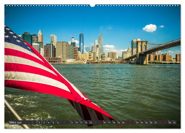 Produktbild: Stadtansichten New York (Wandkalender 2026 DIN A2 quer), CALVENDO Monatskalender