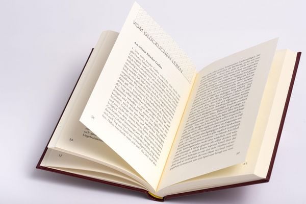 Produktbild: Vom gl&uuml;cklichen Leben (Cabra-Leder-Ausgabe)
