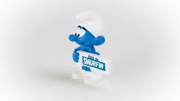 Schleich - Schlumpf Smurfin Schild