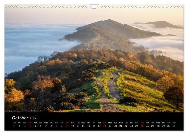 Produktbild: The Malvern Hills (Wall Calendar 2026 DIN A3 landscape), CALVENDO 12 Month Wall Calendar