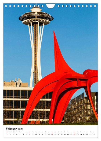 Produktbild: Seattle - Moderne Stadt des Nordwestens (Wandkalender 2026 DIN A4 hoch), CALVENDO Monatskalender