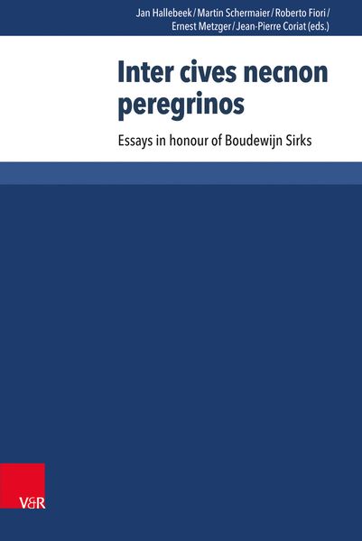 Produktbild: Inter cives necnon peregrinos