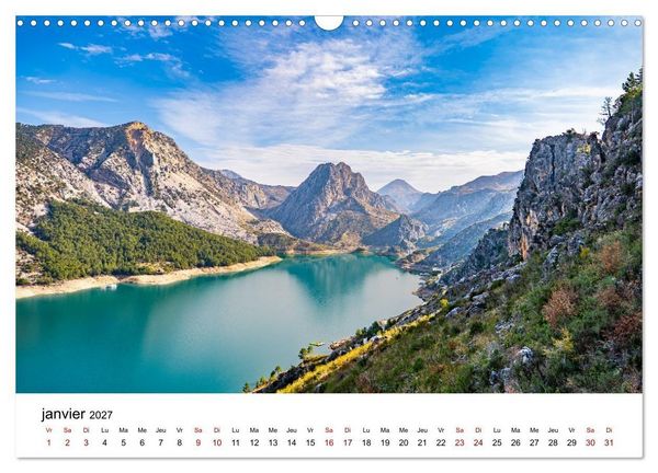 Produktbild: LA RIVIERA TURQUE Antiquit&eacute;. C&ocirc;te. Lumi&egrave;re. (Calendrier mural 2027 DIN A3 vertical), CALVENDO calendrier mensuel