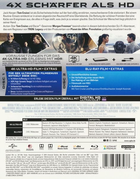 Produktbild: Oblivion (4K Ultra HD) (+ Blu-ray)