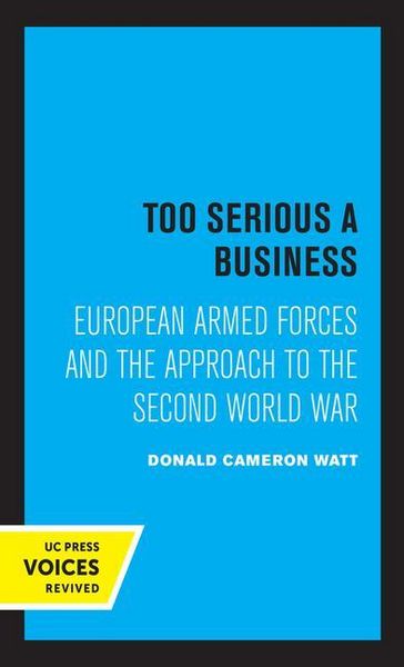 Produktbild: Watt, D: Too Serious a Business