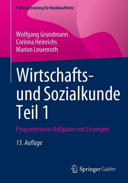 Produktbild: Wirtschafts- und Sozialkunde Teil 1