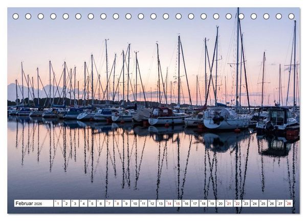 Produktbild: Flensburger F&ouml;rde: Eine Reise durch Deutschlands hohen Norden (Tischkalender 2026 DIN A5 quer), CALVENDO Monatskalender