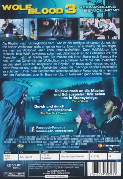 Produktbild: Wolfblood - Verwandlung bei Vollmond - Staffel 3 [3 DVDs]