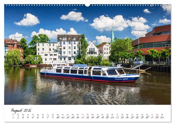 Produktbild: Unser buntes Bergedorf (Wandkalender 2026 DIN A2 quer), CALVENDO Monatskalender