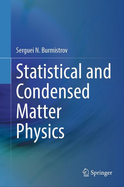 Produktbild: Statistical and Condensed Matter Physics