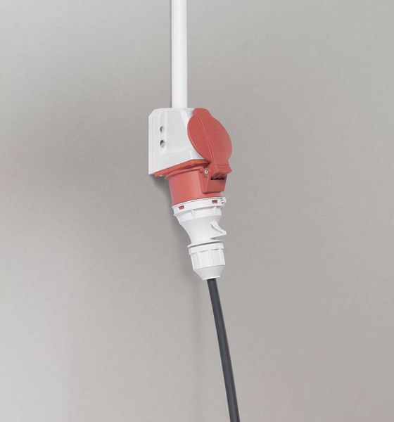 Produktbild: Sygonix SY-6261874 CEE Wandstecker 32A 5polig 415 V/AC 1St.