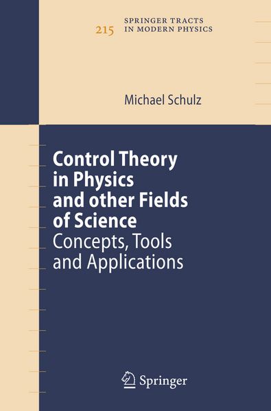 Produktbild: Control Theory in Physics and other Fields of Science