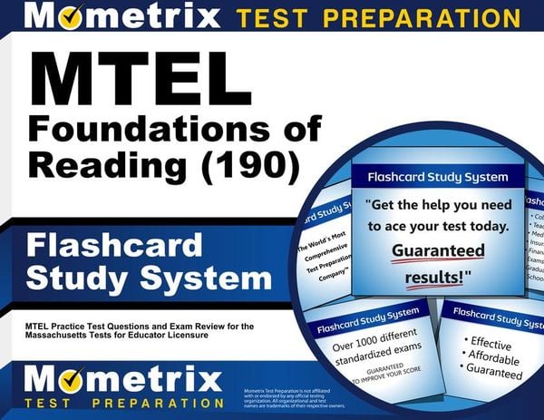 Produktbild: MTEL Foundations of Reading (190) Flashcard Study System