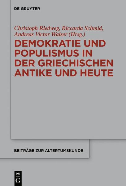 Produktbild: Demokratie und Populismus in der griechischen Antike und heute