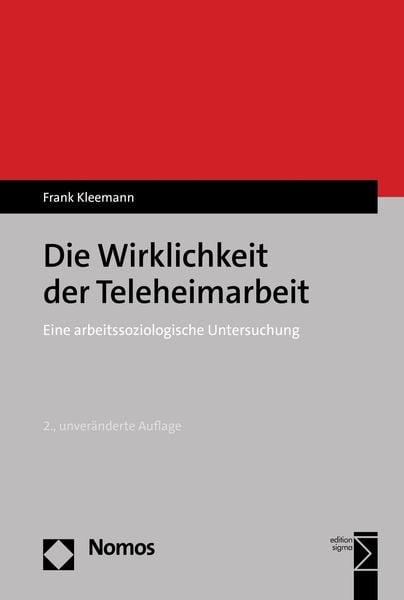 Produktbild: Die Wirklichkeit der Teleheimarbeit