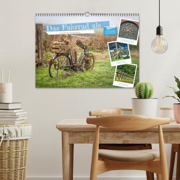Produktbild: Das Fahrrad als ... (Wandkalender 2026 DIN A3 quer), CALVENDO Monatskalender
