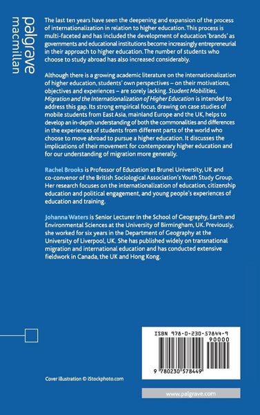 Produktbild: Student Mobilities, Migration and the Internationalization of Higher Education