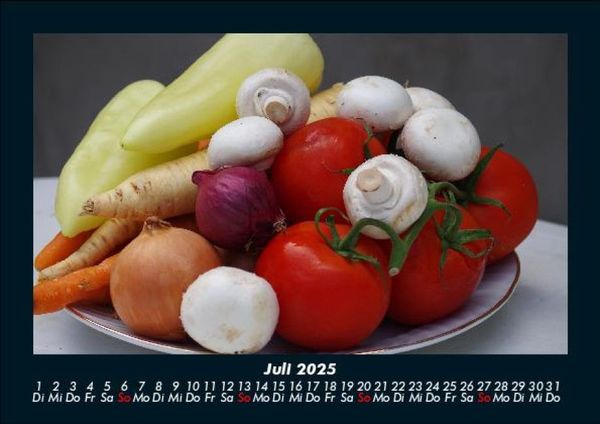 Produktbild: Gem&uuml;sekalender 2025 Fotokalender DIN A5