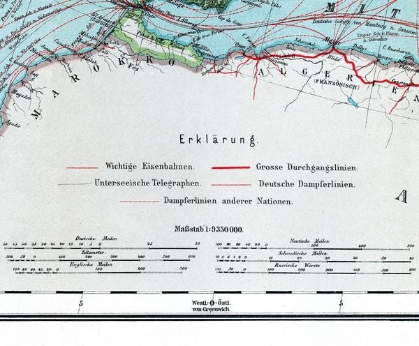 Produktbild: General-Karte von Europa - um 1910 [gerollt]
