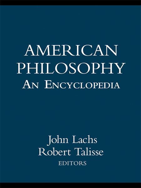 Produktbild: American Philosophy: An Encyclopedia
