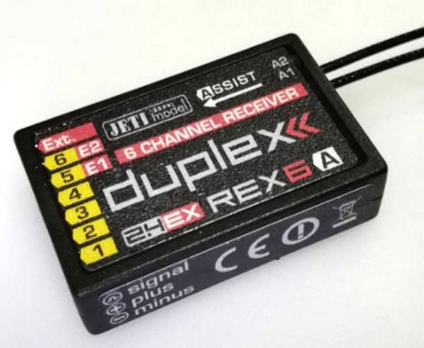 Jeti REX 6 (Assist) 6-Kanal Empfänger 2,4GHz