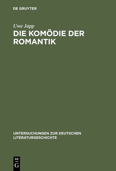 Produktbild: Die Kom&ouml;die der Romantik