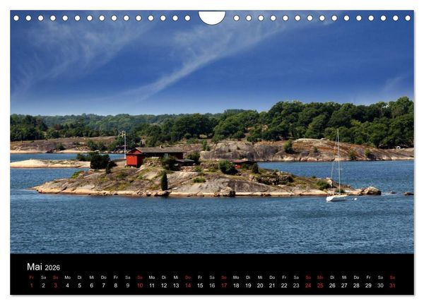 Produktbild: S&uuml;dschwedens Sch&auml;renk&uuml;ste (Wandkalender 2026 DIN A4 quer), CALVENDO Monatskalender