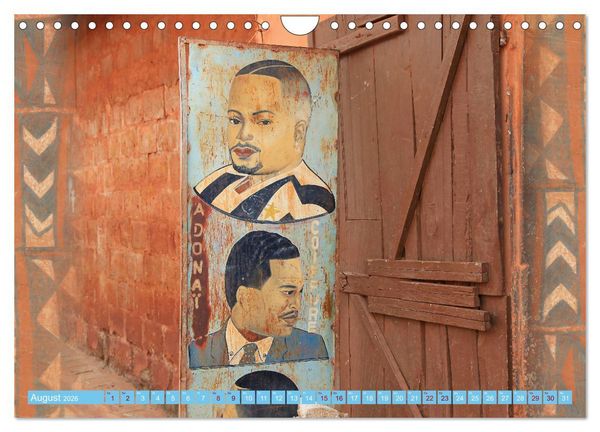 Produktbild: Barbershops in Afrika (Wandkalender 2026 DIN A4 quer), CALVENDO Monatskalender