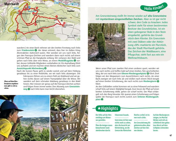 Produktbild: ROTHER Wanderbuch ErlebnisWandern mit Kindern Rund um Stuttgart