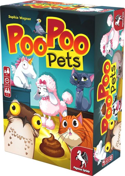 Produktbild: Pegasus 18338G - Poo Poo Pets, Geschicklichkeitsspiel