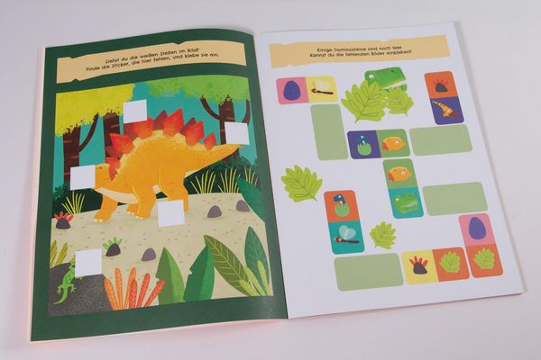 Produktbild: Meine Dino-Welt - R&auml;tselspa&szlig; mit Stickern