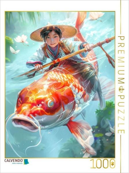 Produktbild: CALVENDO Puzzle Anim&eacute; asiatisch inspiriert | 1000 Teile Lege-Gr&ouml;&szlig;e 64x48cm Foto-Puzzle f&uuml;r gl&uuml;ckliche Stunden