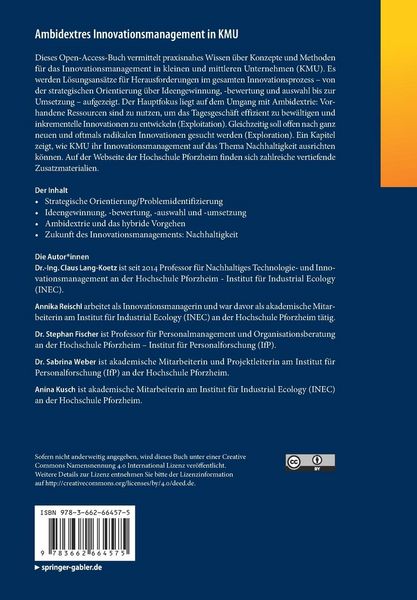 Produktbild: Ambidextres Innovationsmanagement in KMU