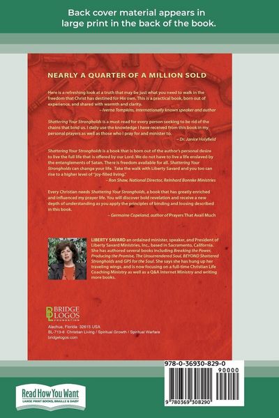 Produktbild: Shattering Your Strongholds (16pt Large Print Edition)