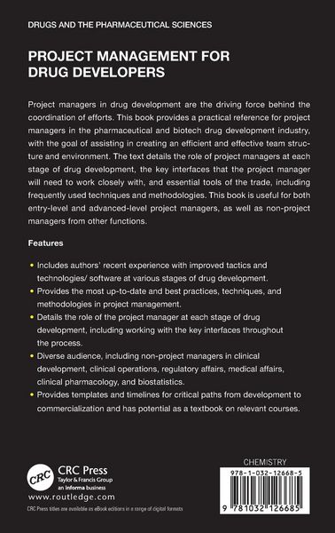 Produktbild: Project Management for Drug Developers