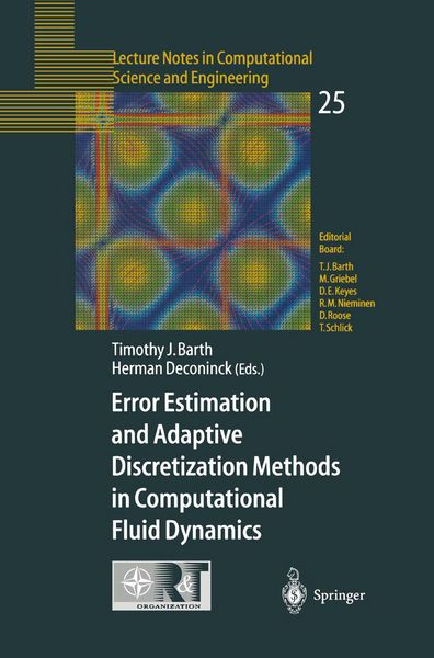 Produktbild: Error Estimation and Adaptive Discretization Methods in Computational Fluid Dynamics