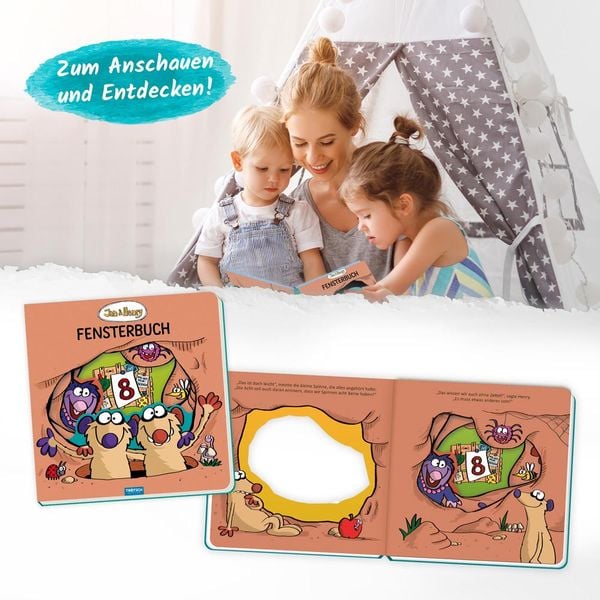 Produktbild: Tr&ouml;tsch Jan und Henry Fensterbuch Pappenbuch