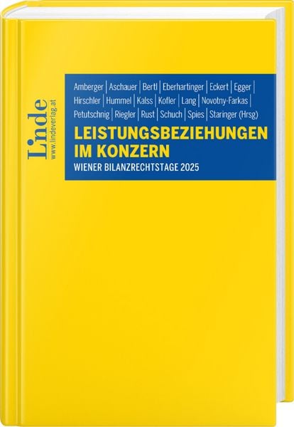 Produktbild: Leistungsbeziehungen im Konzern